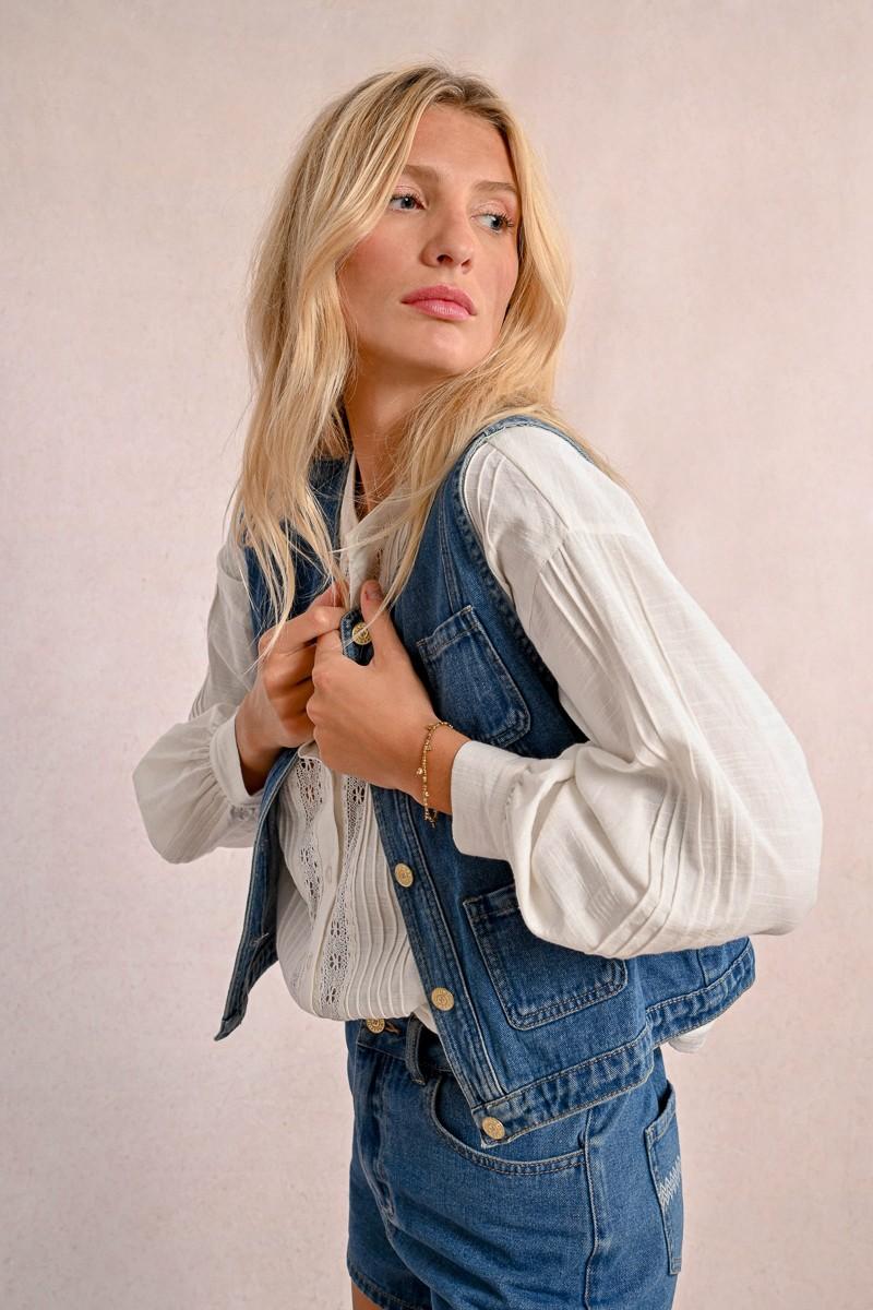 Molly Bracken Veston En Jean
