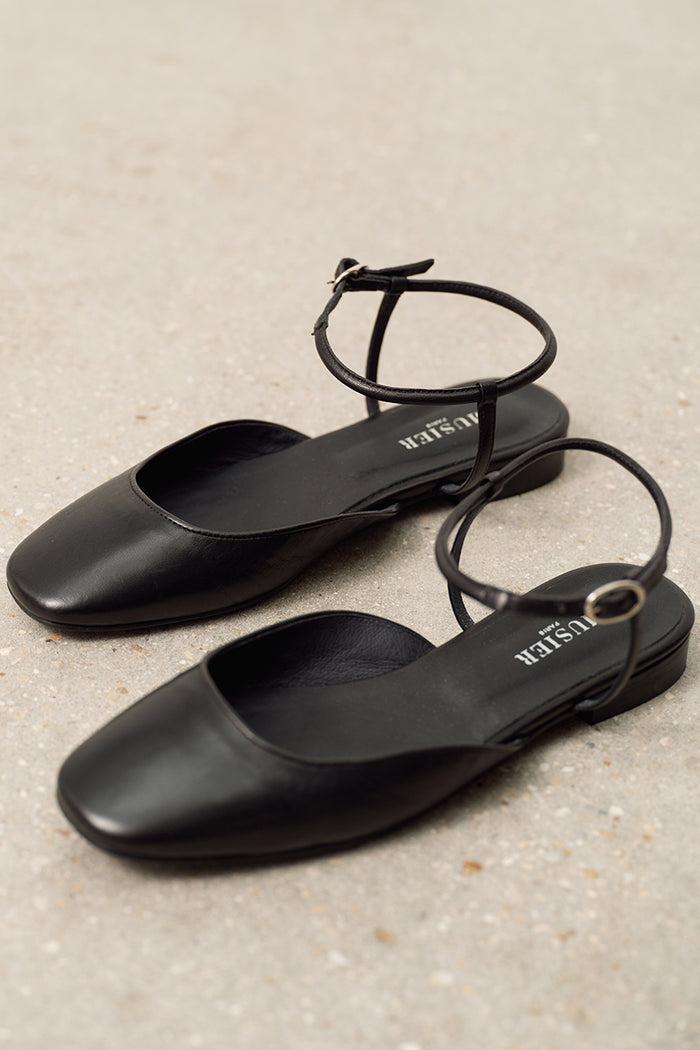 musier paris ballerines ouvertes agnes