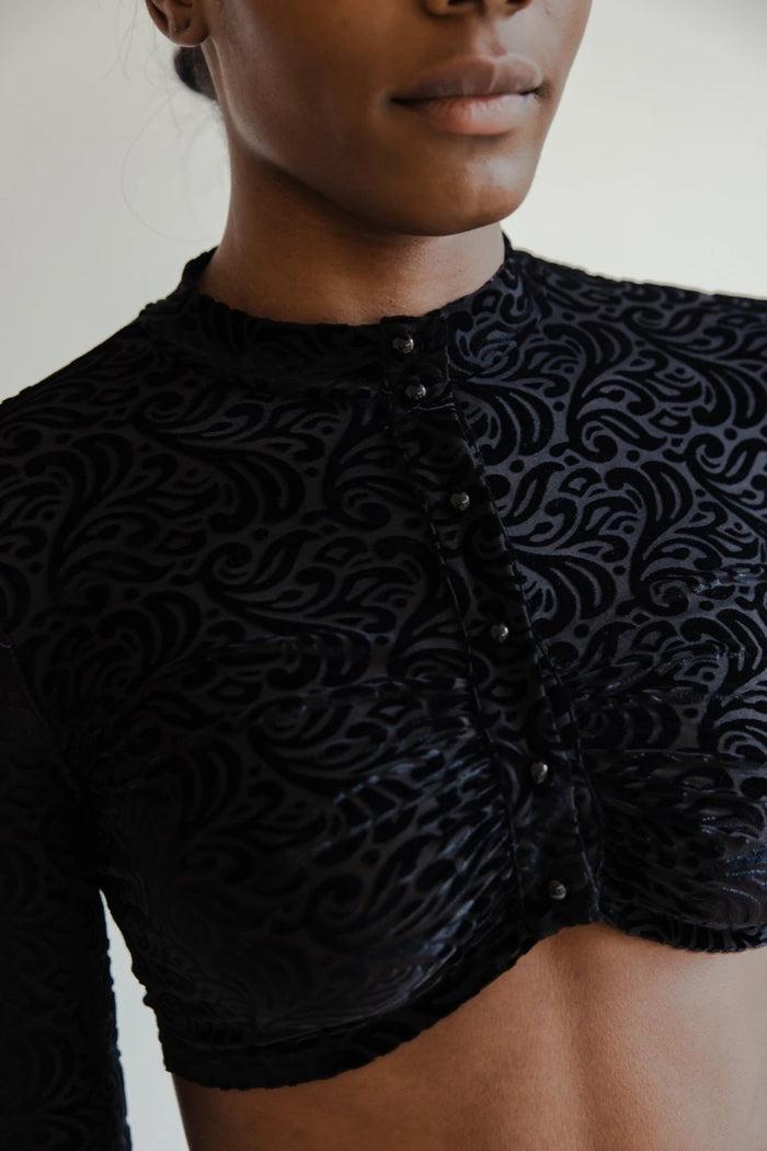 musier paris chemise crop patti