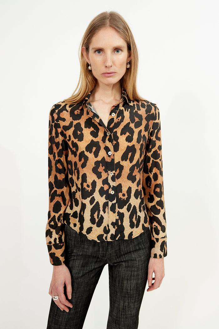 musier paris chemise imprimée leo