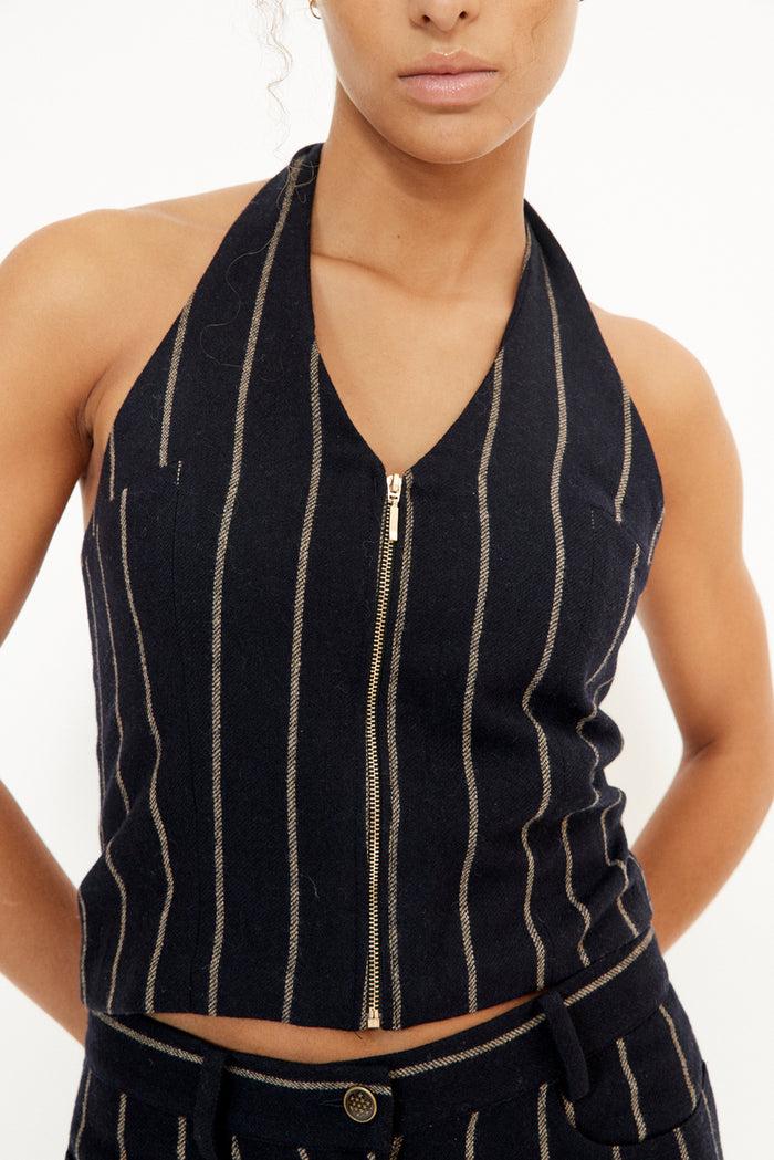 Musier Paris Gilet Dos-nu Evy