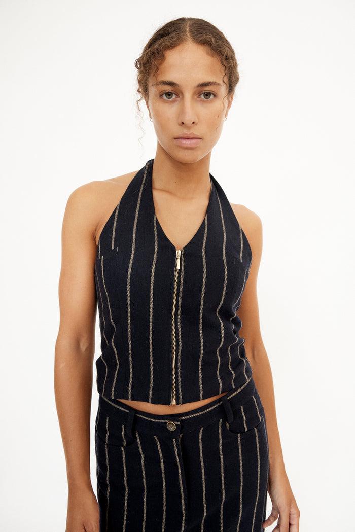 Musier Paris Gilet Dos-nu Evy