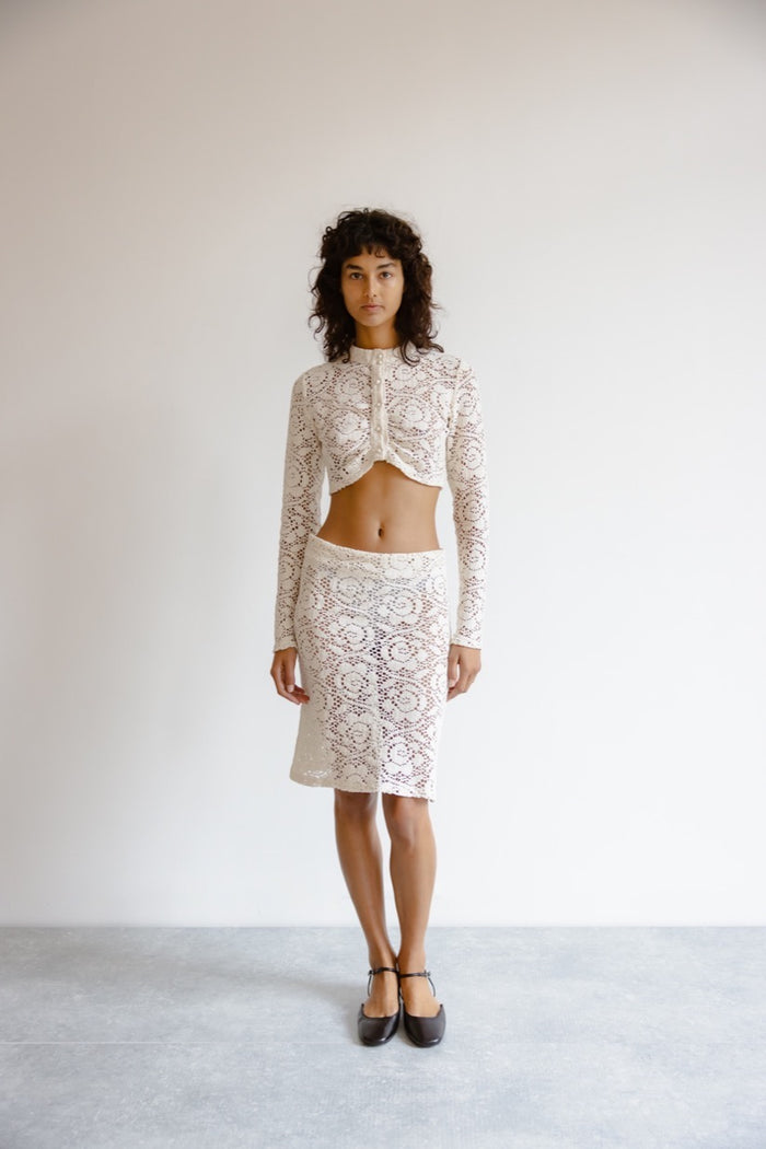 musier paris jupe en macramé zakynthos