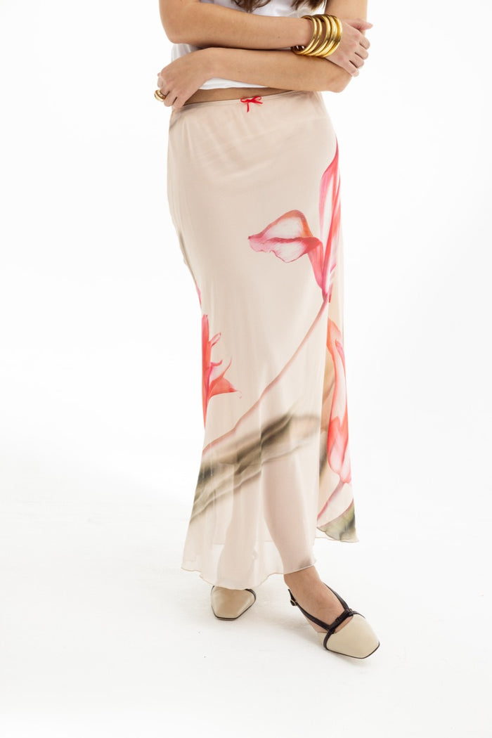 Musier Paris Jupe Longue Imprimée Dia