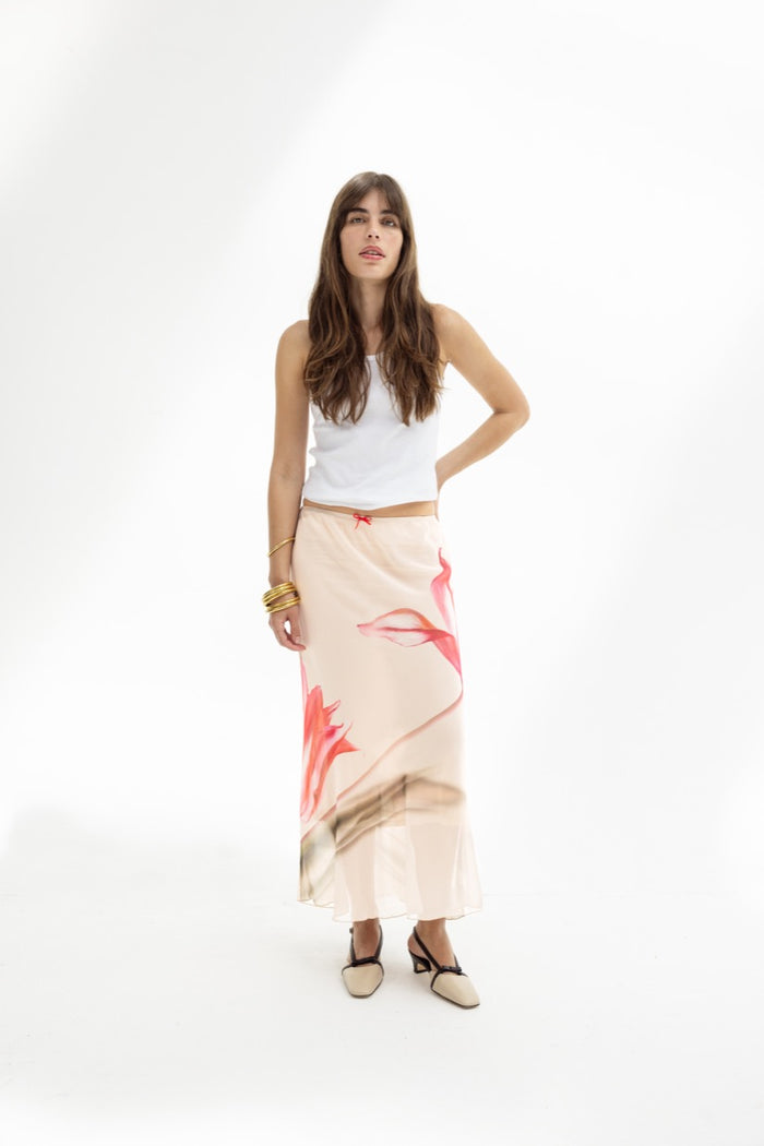 musier paris jupe longue imprimée dia