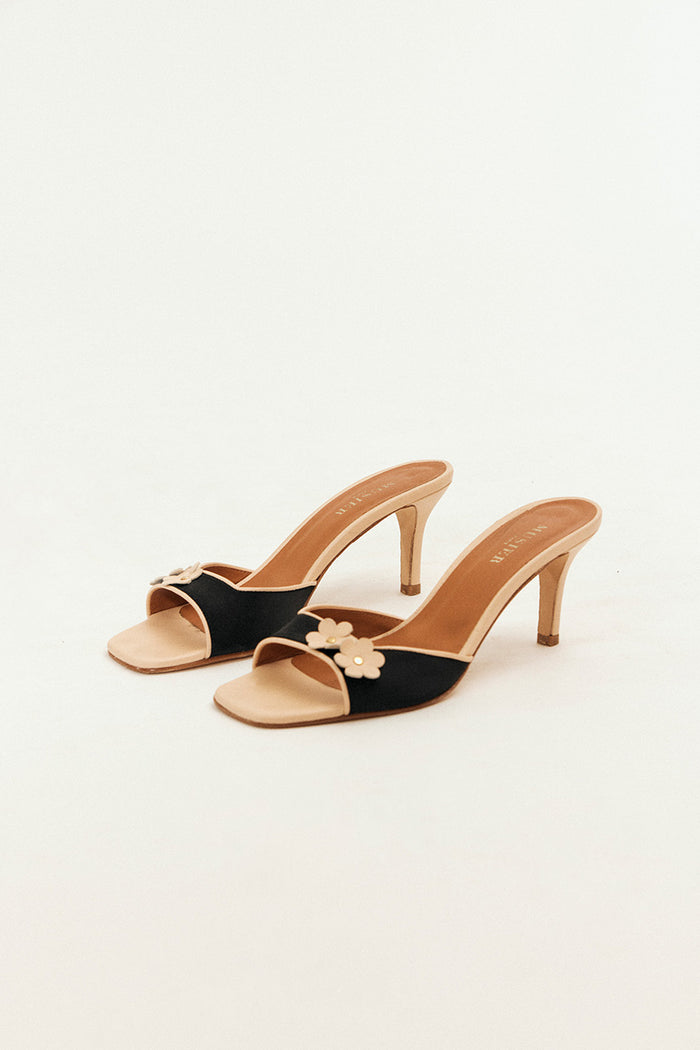 Musier Paris Mules En Satin Canaries