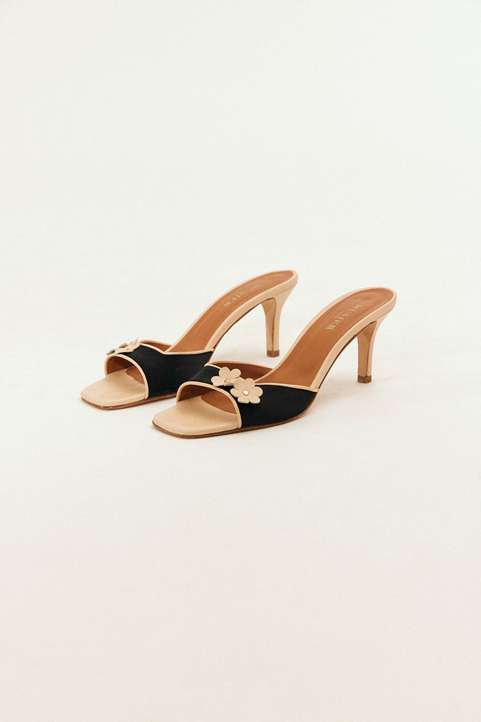 Musier Paris Mules En Satin Canaries