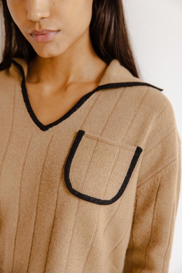 Musier Paris Pull Col Polo Adriana