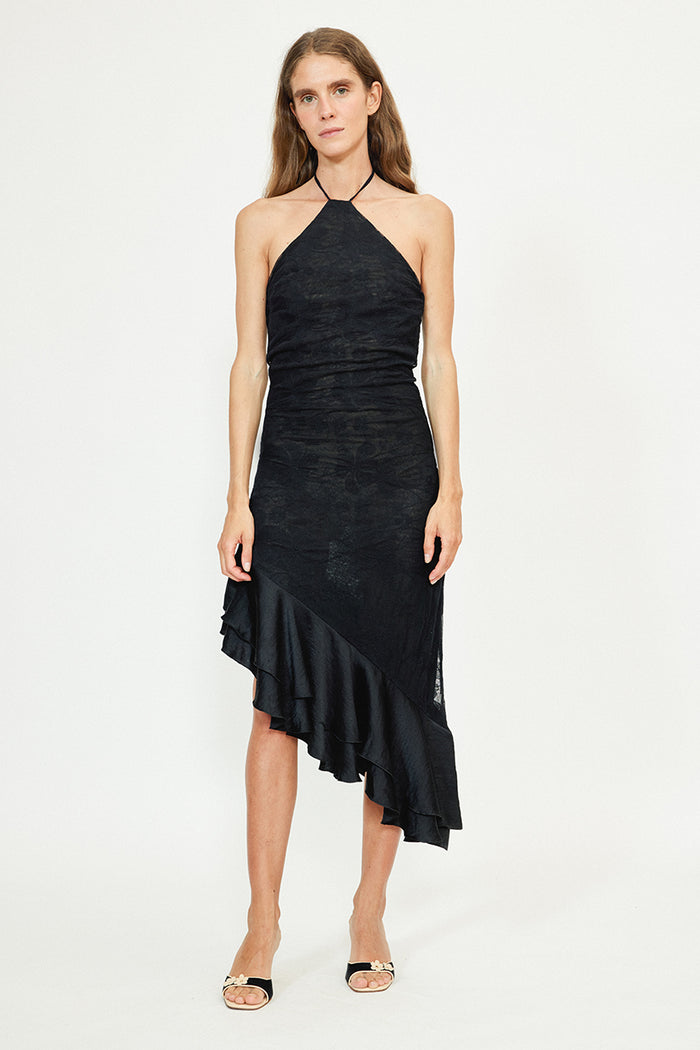 musier paris Robe asymétrique margarita