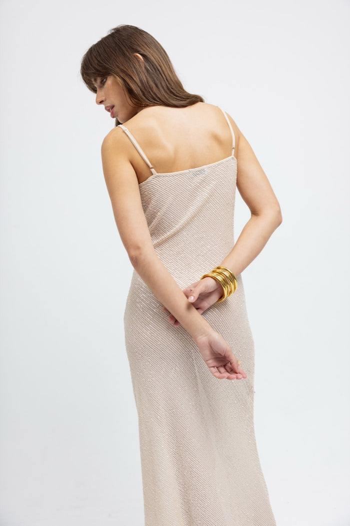 Musier Paris Robe Longue Brodée Glitt