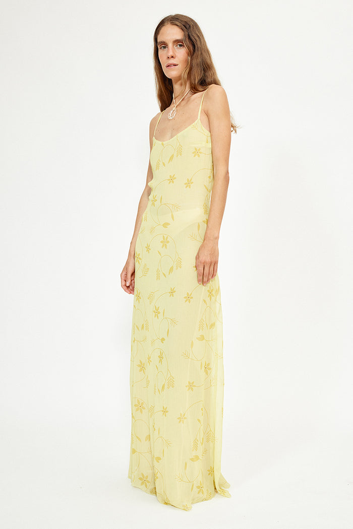 musier paris robe longue imprimée rhodos