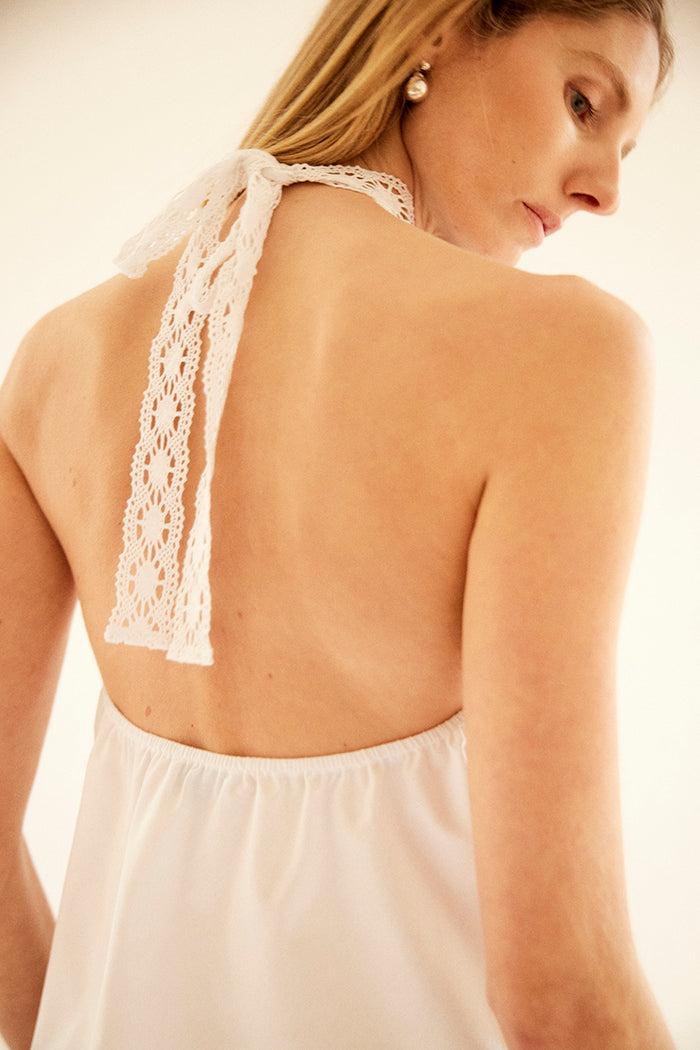 musier paris top dos nu pizzo