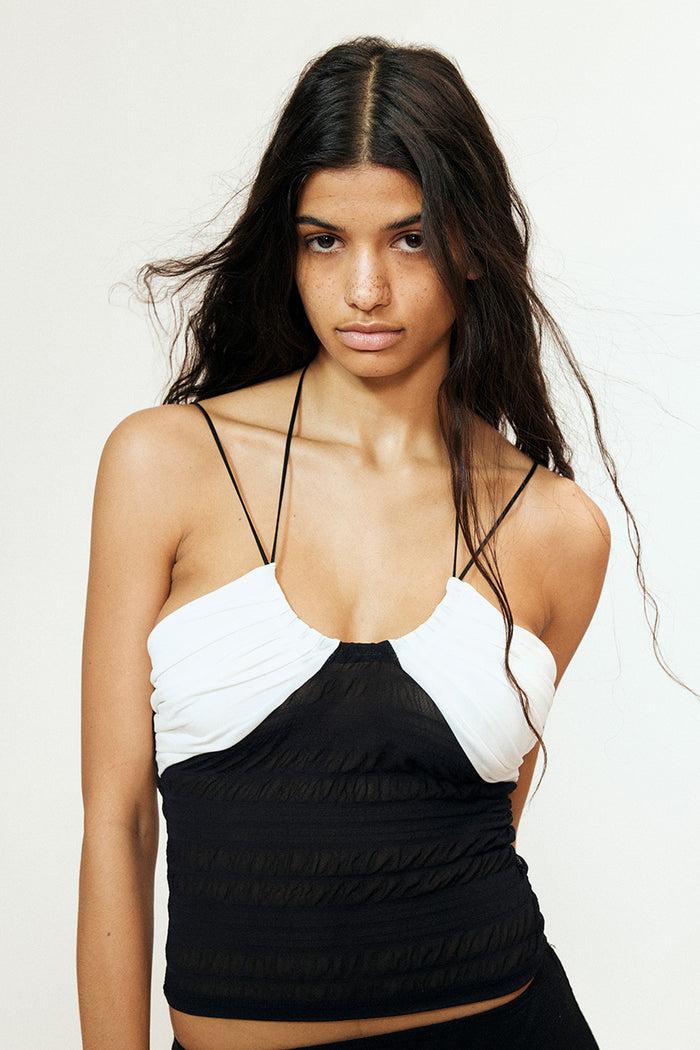 musier paris top double bretelles brac