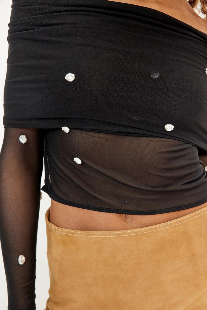 Musier Paris Top Résille Night