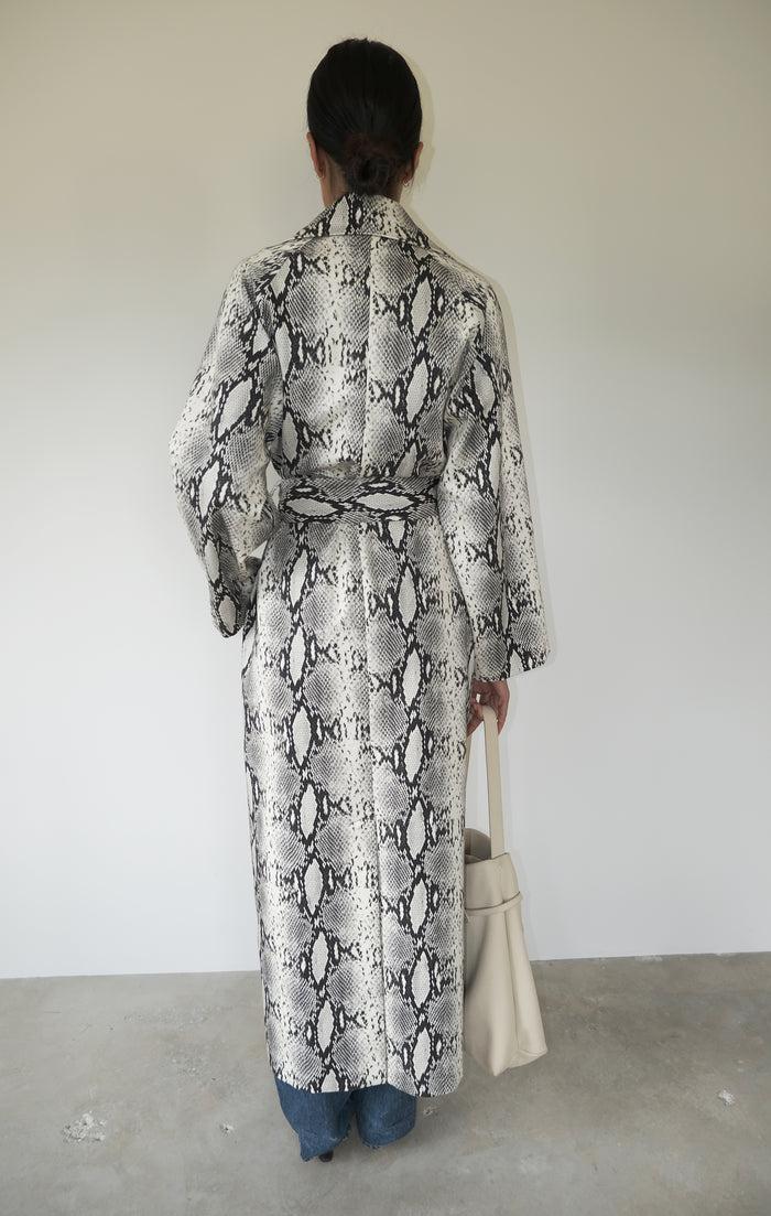 Musier Paris Trench Imprimé Python Thea