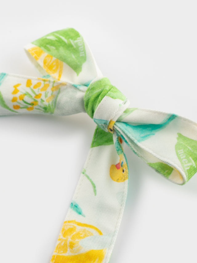 Nach Bijoux Barrette Nœud Upcyclée Citron - Nach X Argile Studio