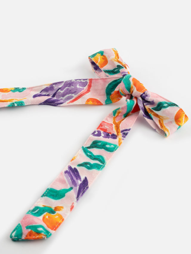 Nach Bijoux Barrette Nœud Upcyclée Rose - Nach X Argile Studio