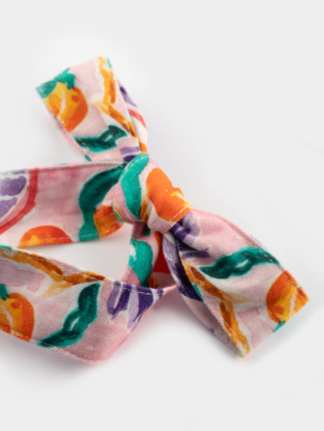 Nach Bijoux Barrette Nœud Upcyclée Rose - Nach X Argile Studio