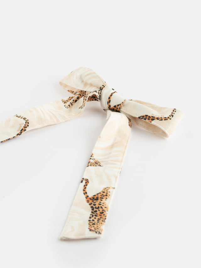 nach bijoux Barrette upcyclée léopard - Nach x Argile Studio