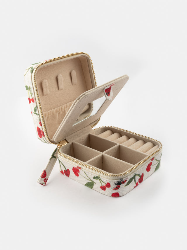 Nach Bijoux Boîte à Bijoux Cerises Et Cœurs - Chérie Cherry