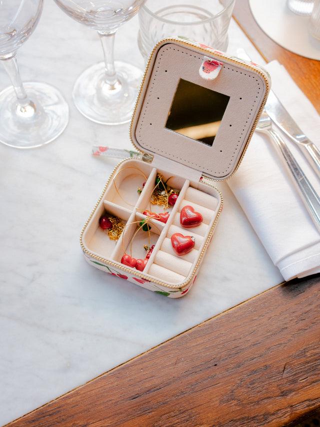 Nach Bijoux Boîte à Bijoux Cerises Et Cœurs - Chérie Cherry