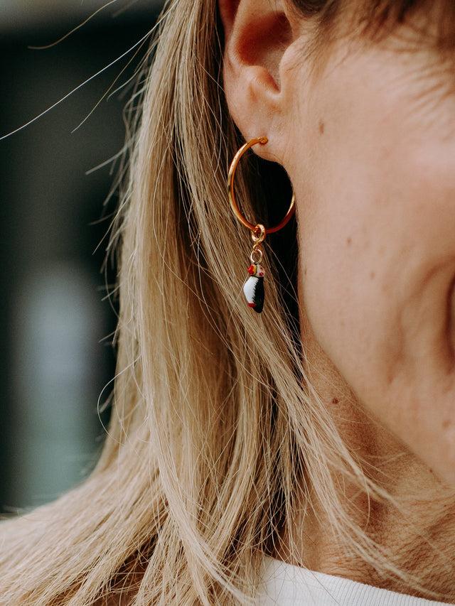 Nach Bijoux Boucles D'oreilles Créoles Personnalisables - Mix & Match