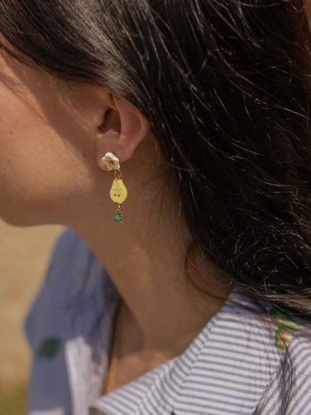 Nach Bijoux Boucles D'oreilles Le Temps Des Récoltes