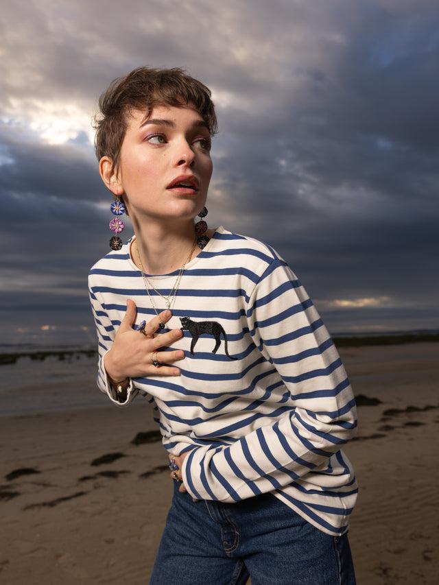 Nach Bijoux Boucles D'oreilles Pendantes Grands Chardons