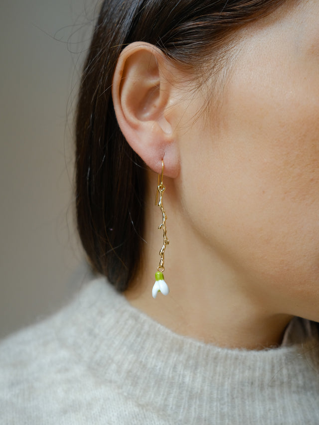Nach Bijoux Boucles D'oreilles Perce-neige - Etincelle