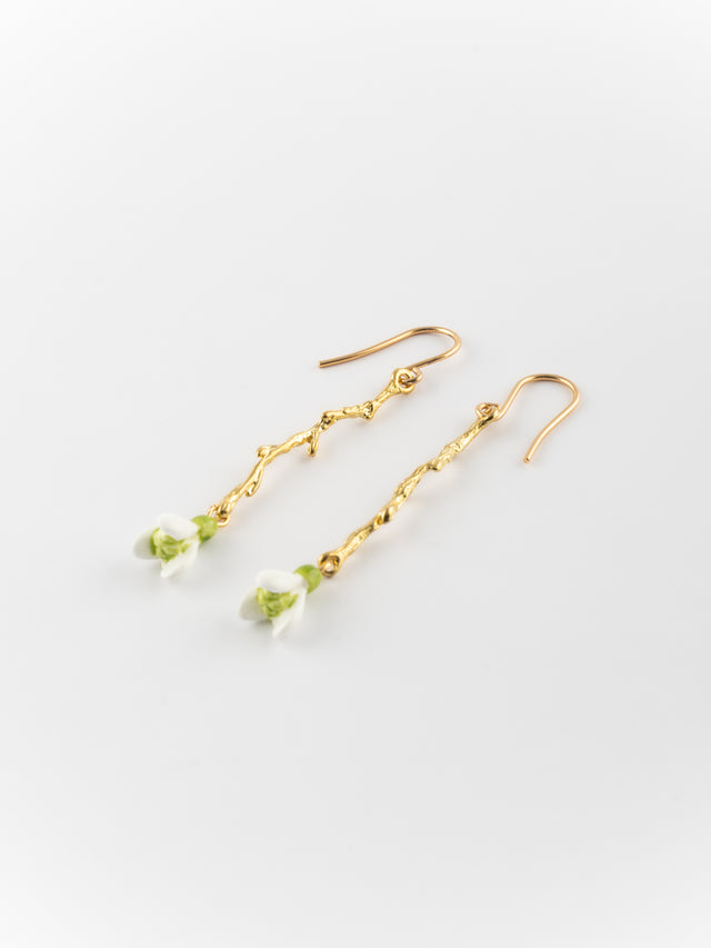 nach bijoux Boucles d'oreilles perce-neige - Etincelle