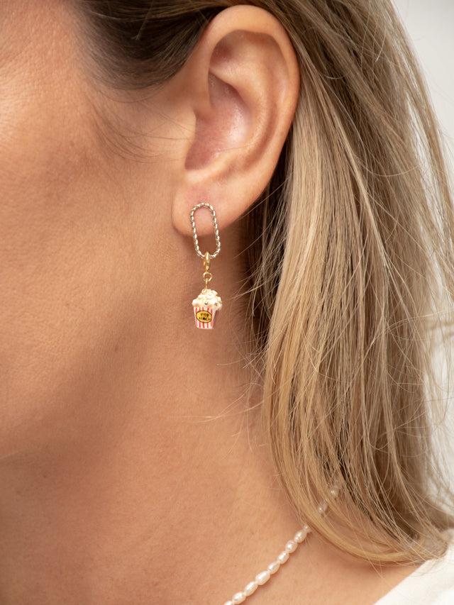 nach bijoux Boucles d'oreilles rectangulaires torsadées personnalisable - Mix and Match