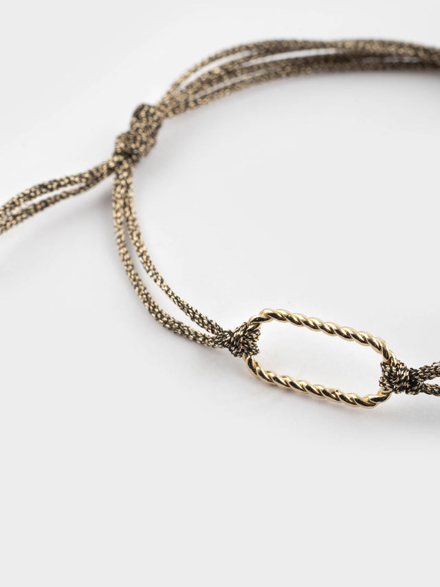 Nach Bijoux Bracelet Cordon Doré Personnalisable - Mix And Match