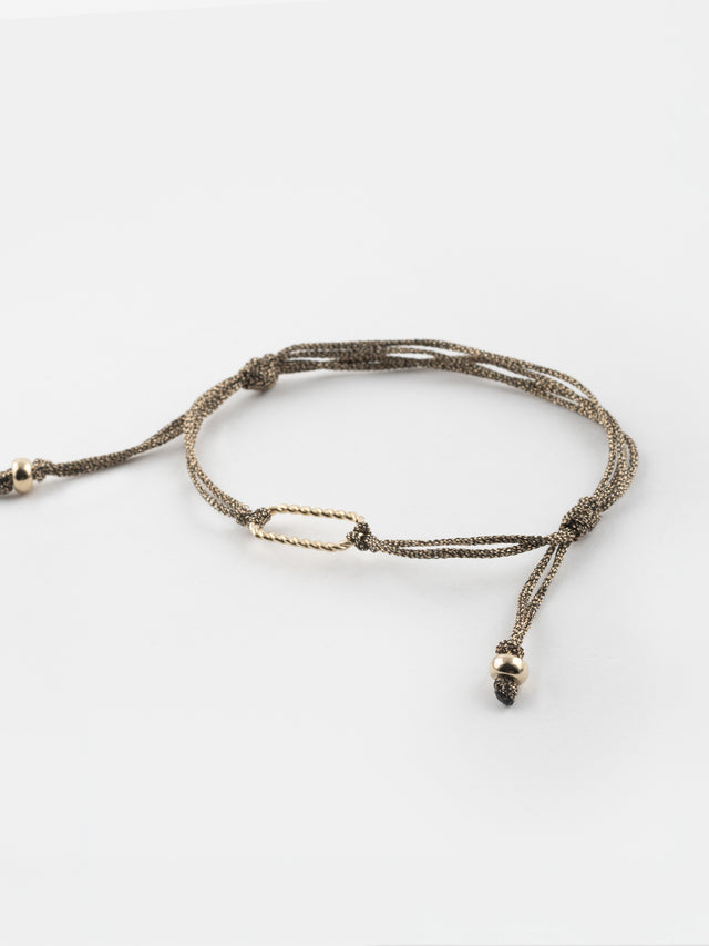 nach bijoux Bracelet cordon doré personnalisable - Mix and Match