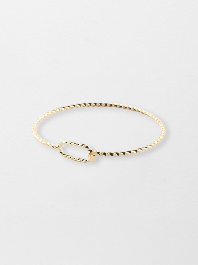 nach bijoux Bracelet jonc torsadé personnalisable - Mix and Match