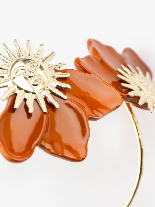 Nach Bijoux Bracelet Maxi FaceToface Soleil Terracotta