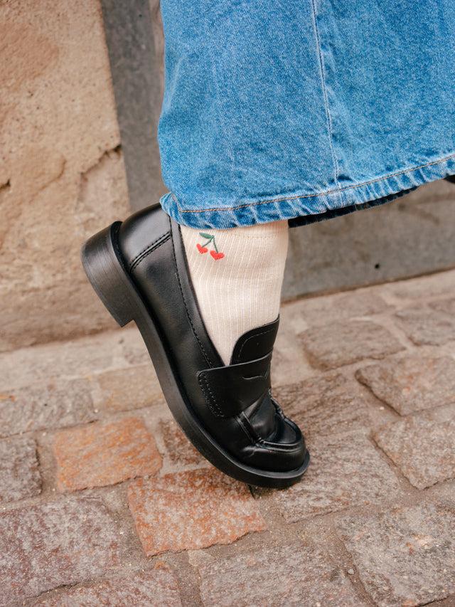 nach bijoux Chaussettes cerises et cœurs - Chérie Cherry