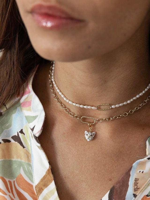 nach bijoux Collier chaîne à maillons personnalisable - Mix and Match