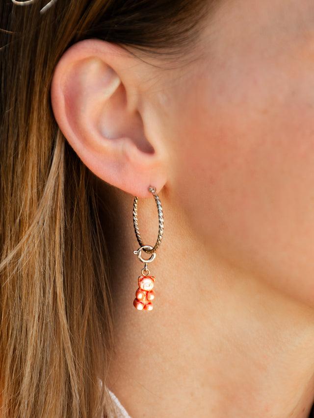 nach bijoux Créoles torsadées personnalisable - Mix and Match