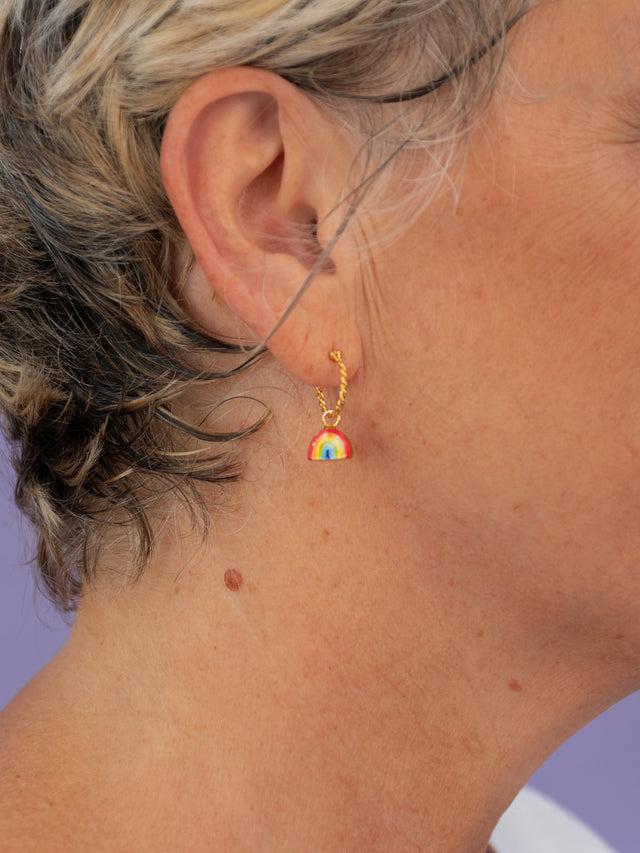 Nach Bijoux Mini Créole Arc-en-ciel - Vendue à L'unité - Lucky You