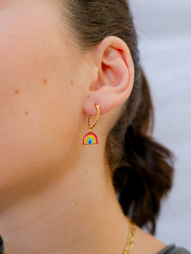 Nach Bijoux Mini Créole Arc-en-ciel - Vendue à L'unité - Lucky You