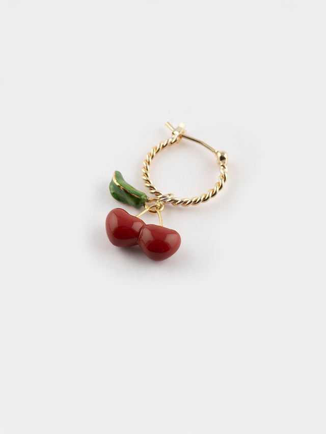 nach bijoux Mini créole cerises - Vendue à l'unité - Chérie Cherry