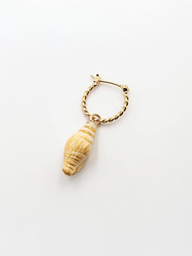 nach bijoux Mini créole coquillage - Vendue à l'unité