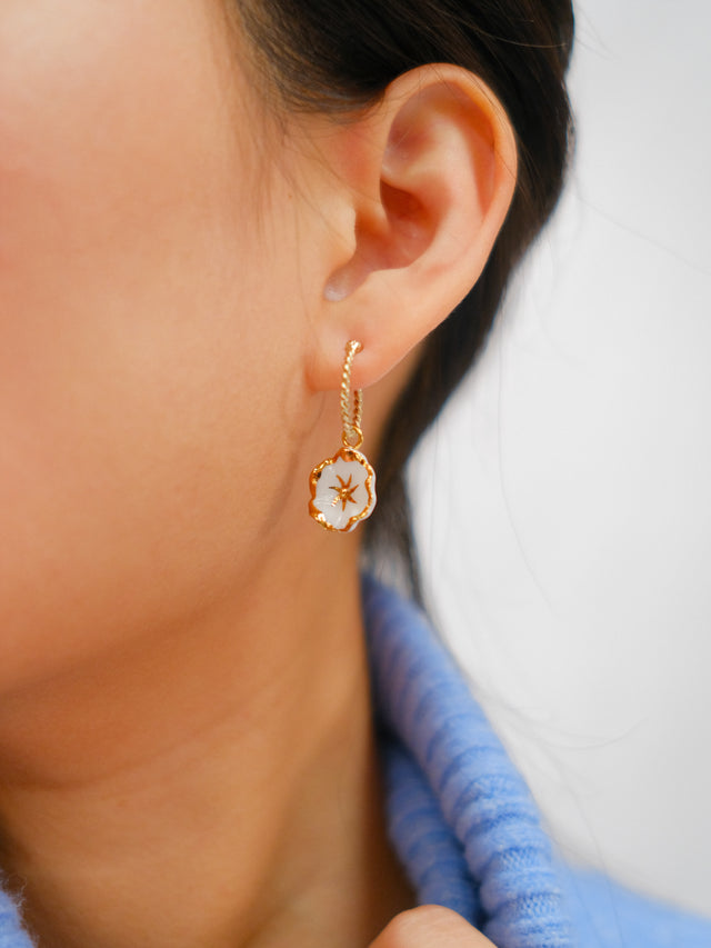 Nach Bijoux Mini Créole Fleur Des Neiges - Vendue à L'unité - Arctique