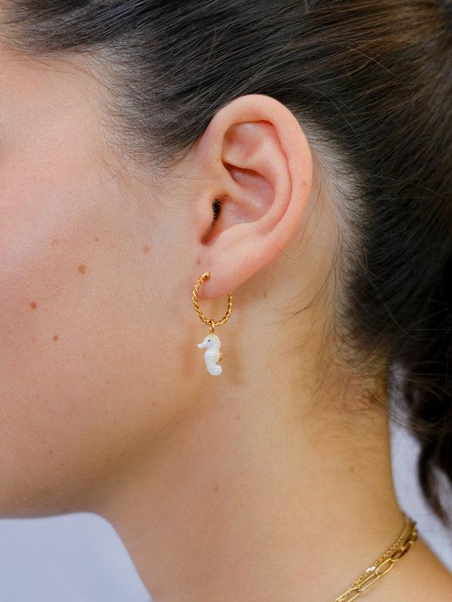 Nach Bijoux Mini Créole Hippocampe - Vendue à L'unité - Lucky You