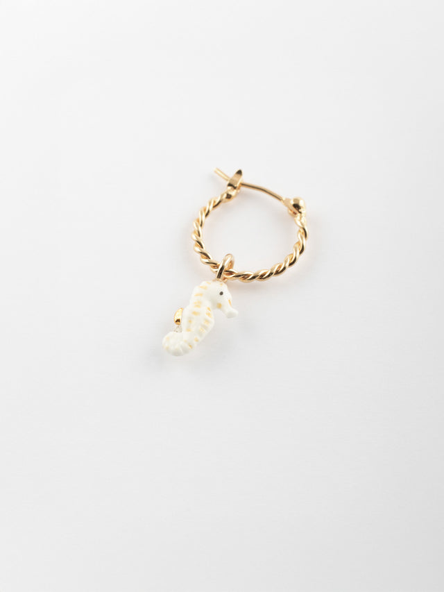nach bijoux Mini créole hippocampe - Vendue à l'unité - Lucky you