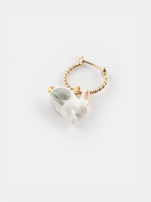 nach bijoux Mini créole lièvre polaire - Vendue à l'unité - Arctique