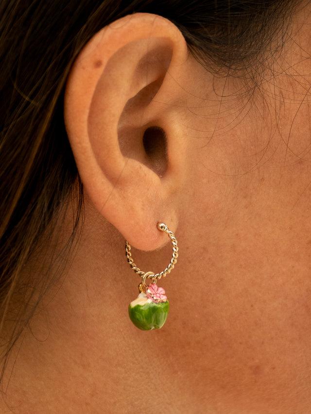 Nach Bijoux Mini Créole Noix De Coco - Vendue à L'unité