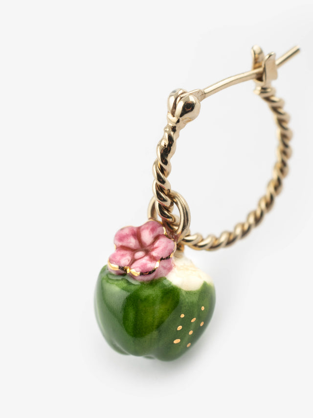 Nach Bijoux Mini Créole Noix De Coco - Vendue à L'unité