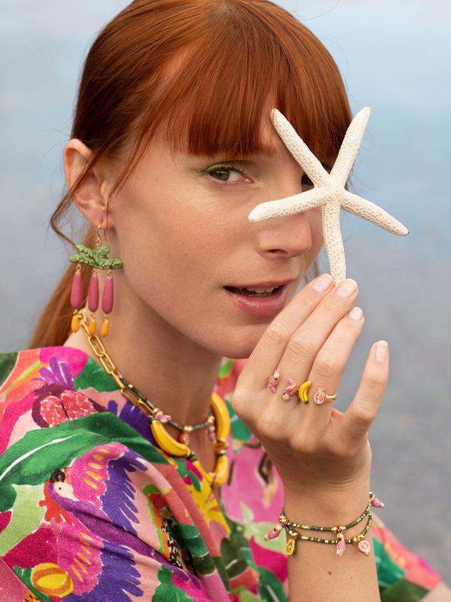 Nach Bijoux Bague FaceToFace Banane & Grenade