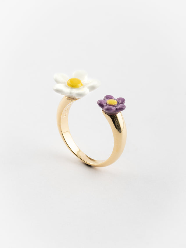 nach bijoux Bague FaceToFace fleur